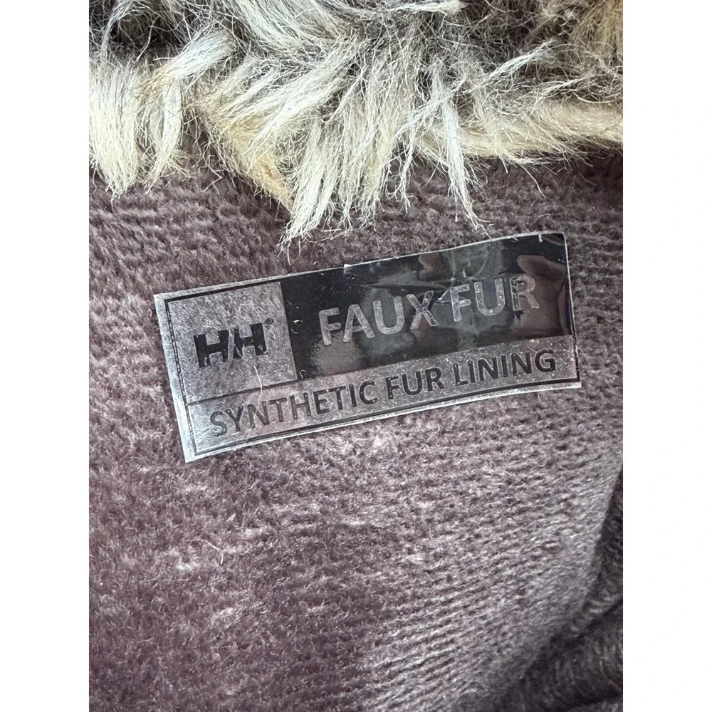 Helly Hansen Garibaldi‎ Winter Boots Women 8 Brown Waterproof Insulated Faux Fur